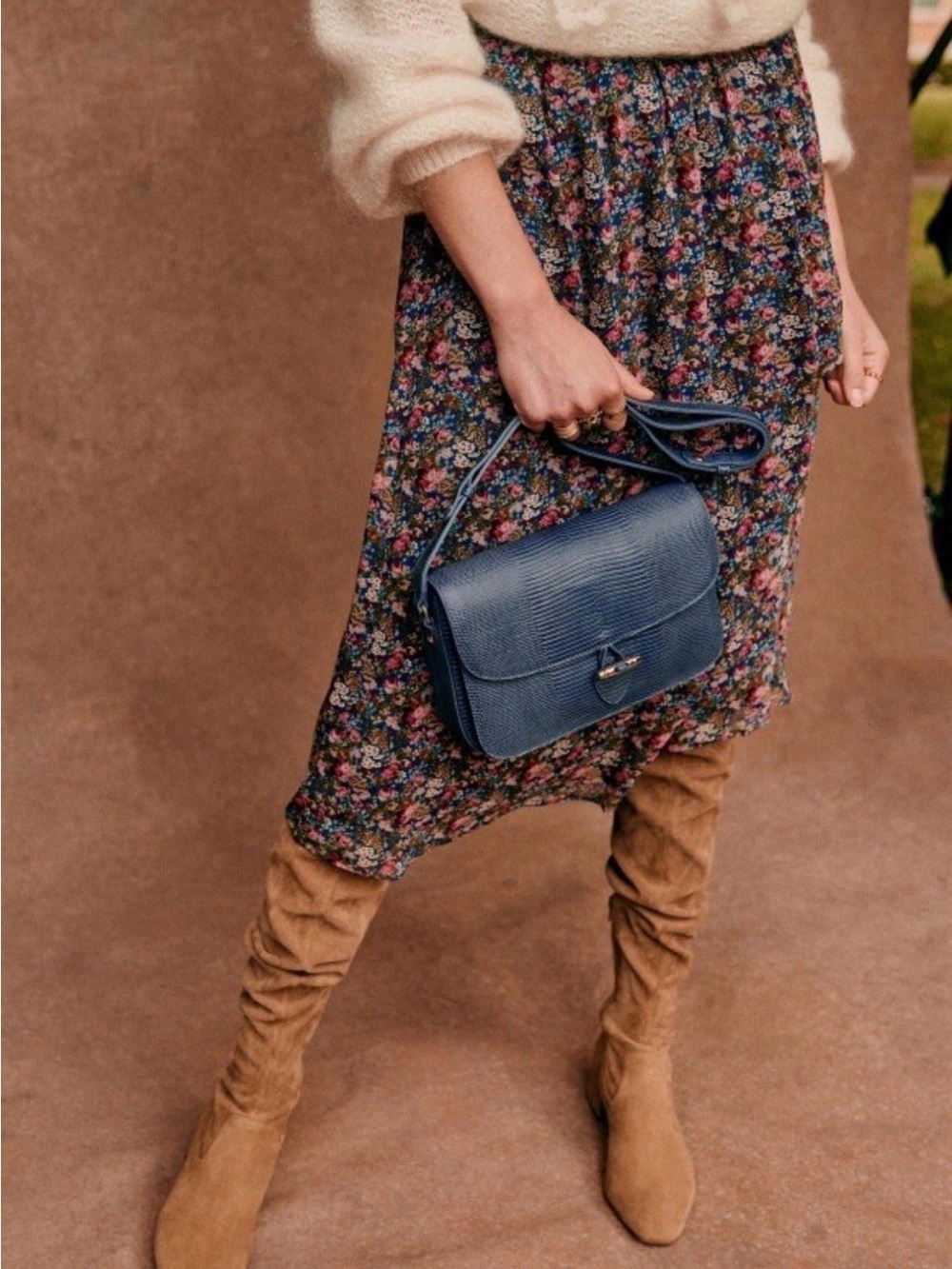 Sezane Maria Midi Skirt EU size 34 US size 2